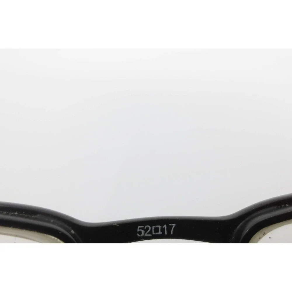 Emporio Armani EA 9588 Black Semi Rimless Rectangular Eyeglass Frames 52 17 140